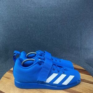 Adidas BC0345 Powerlift 4 Blue White Weightlifting Sneaker Shoes Mens 10.5